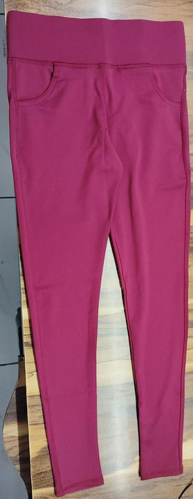 Solid Lycra Stretch Leggings